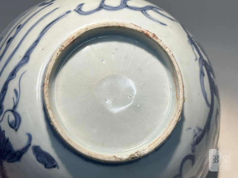 明万历 青花龙凤纹碗 - 图11